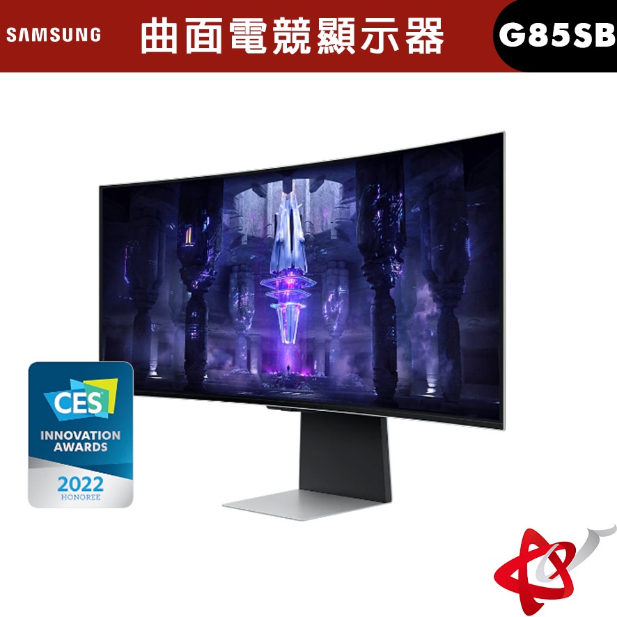 SAMSUNG 三星 34吋 Odyssey OLED G8 曲面電競顯示器 G85SB