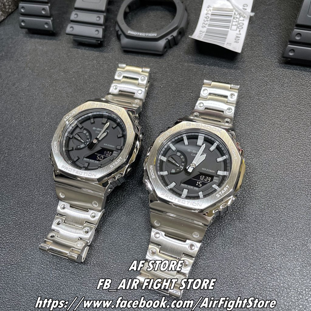 AF Store*G-SHOCK GA-2100 改裝 GM-B2100D 樣式 不鏽鋼 農家橡樹 最新套件 1A1