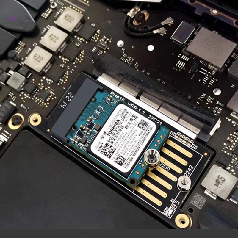 Dou 適用於 M.2 NVMe SSD 適配器卡,用於升級 2016 2017 13" A1708 非觸控條模式