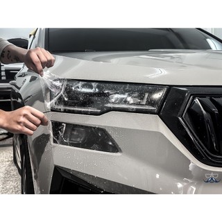 [老爸包膜店] Skoda 新款 Karoq 大燈 霧燈 專用保護膜 犀牛皮 防刮 防霧化 防跳石 電腦裁切版型