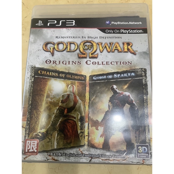 PS3 二手品 遊戲 中文版 戰神 起源典藏版 二手