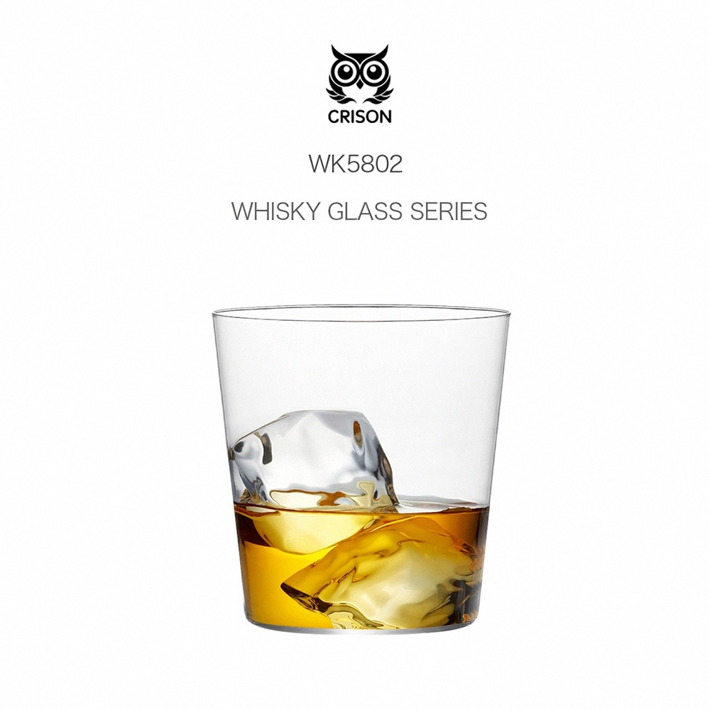 【CRISON】WHISKY GLASS SERIES 薄款威士忌杯 300ml 冰球杯 古典杯 雞尾酒杯 水晶玻璃杯