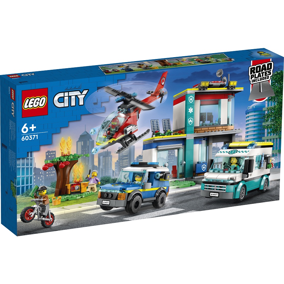 LEGO 60371 緊急救援交通工具總部 城市 &lt;樂高林老師&gt;