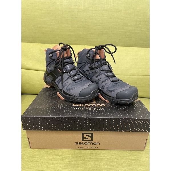 Salomon 女 X ultra 4 Goretex 中筒登山鞋 22.5cm