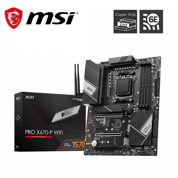 微星 MSI PRO X670-P WIFI AMD 主機板