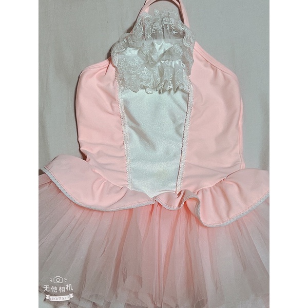 【二手】幼兒園女童蓬蓬裙芭蕾舞衣 粉色連身衣