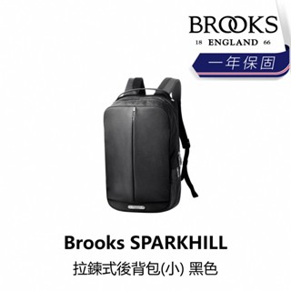 曜越_單車【Brooks】SPARKHILL 拉鍊式後背包-小-15L 黑色_B1BK-149-BKSPHN