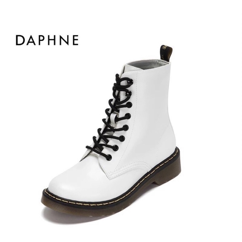 全新Daphne達芙妮白靴鞋，尺寸22.5