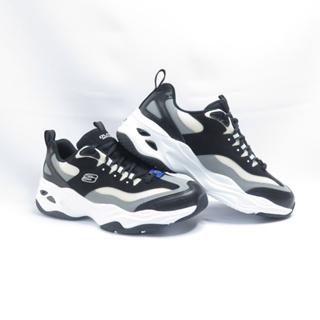 Skechers D LITES 男 休閒鞋 老爹鞋 固特異大底 237409BKW 黑【iSport】