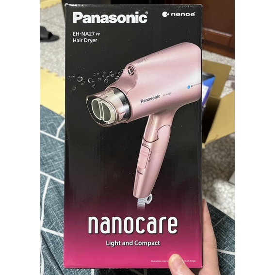 Panasonic國際牌奈米水離子吹風機EH-NA27全新粉色