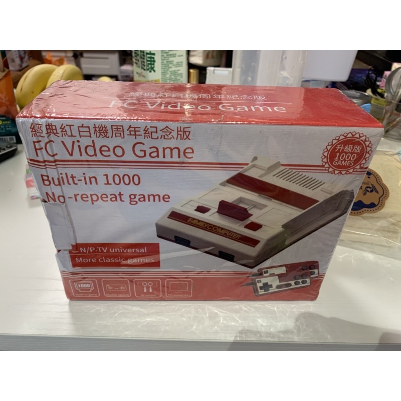 任天堂 Mini 經典紅白機周年紀念版 FC Video Game 升級版 內建1000個遊戲 交換禮物