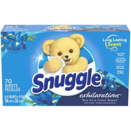 【Snuggle 熊寶貝】防靜電烘乾片/香衣片-鳶尾花香(70片/盒)【兔雜tuzha】
