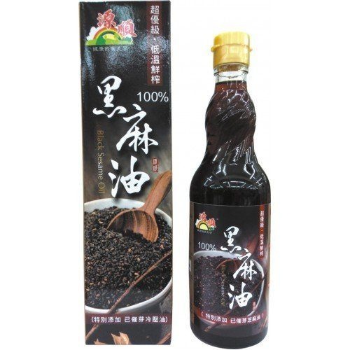 源順 超優級低溫鮮榨黑麻油 570ml/瓶