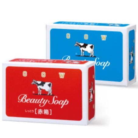 日本 牛乳石鹼 牛乳 香皂 肥皂 赤箱 青箱 紅盒 藍盒 玫瑰滋潤 茉莉清爽 100g