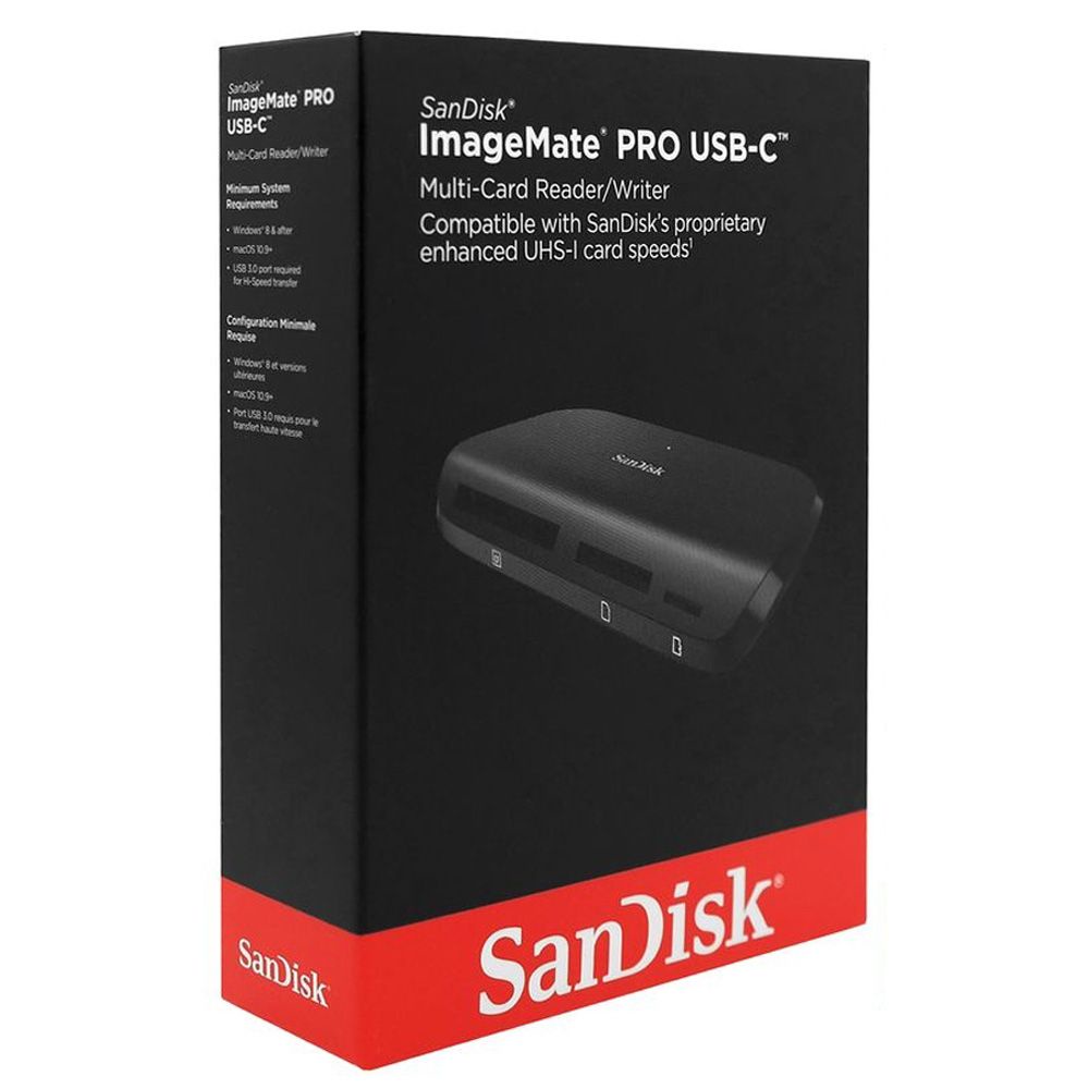SanDisk ImageMate PRO USB-C 多卡讀卡器/寫入器 (CF/SD/MicroSD)(平行進口)