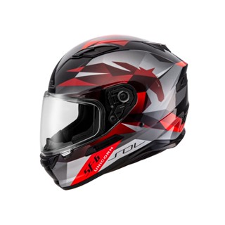 【SOL Helmets】SF-6全罩式安全帽 (獨角獸 黑/紅) ｜ SOL安全帽官方商城