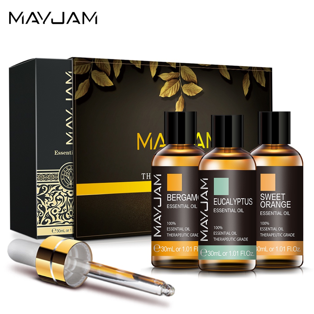 [Uplift Mood] MAYJAM 精油套裝 3X30ML 香薰油甜橙桉樹佛手柑