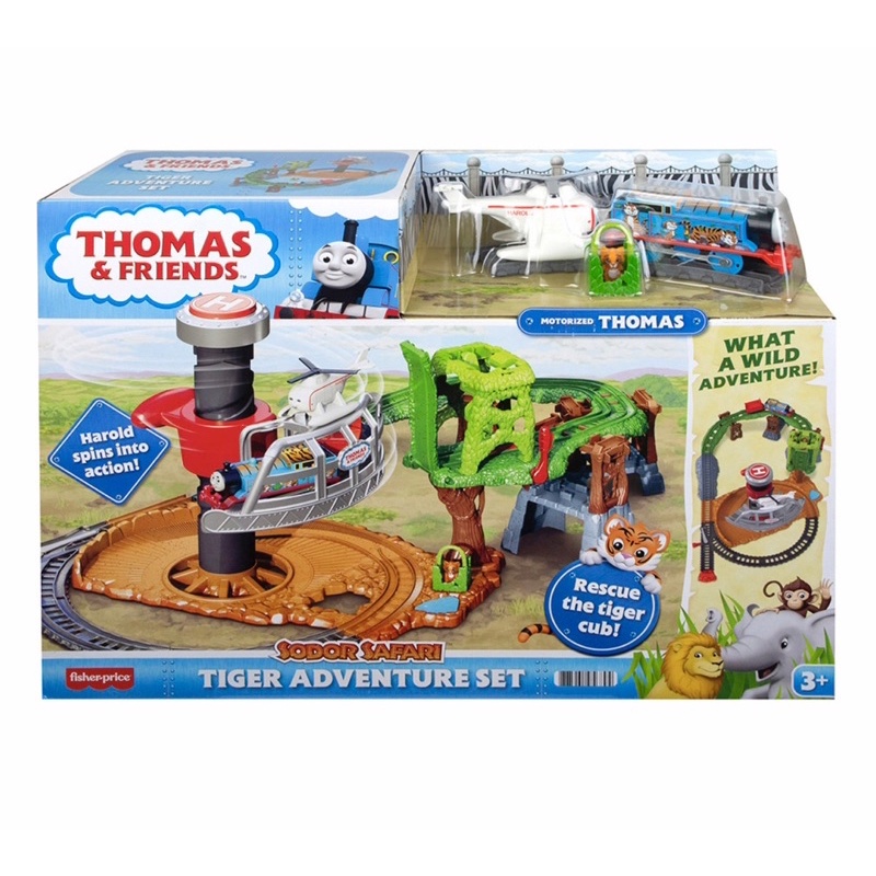 全新 微盒損 Thomas and Friends 湯瑪士小火車 動物園冒險套裝 湯瑪士 動物園 火車 動物 軌道 組合