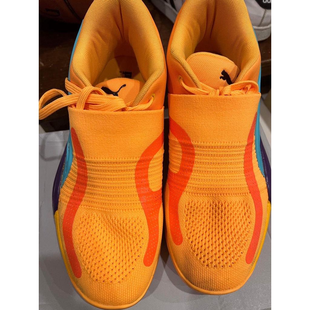 PUMA 籃球鞋 RISE NITRO 氮氣中底 黃色 男 37701201 US10