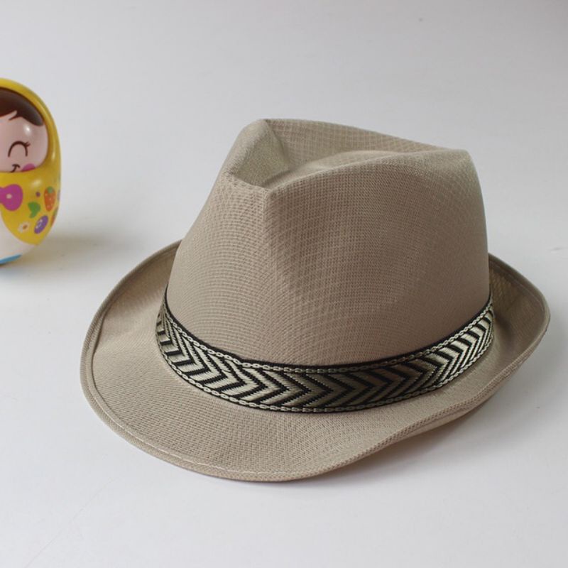 暢銷 FEDORA JAZZ 帽子兒童成人純色 BRUNO MARS 復古帽子