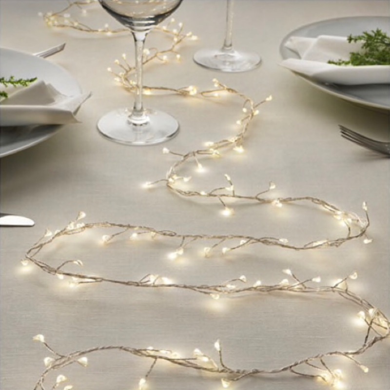 IKEA正品代購 絕版品 STRÅLA Led裝飾燈串  電池式 迷你 聖誕節裝飾 聖誕樹裝飾