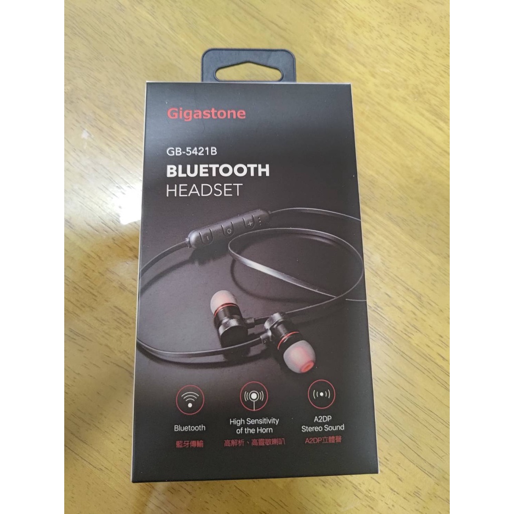 全新 Gigastone GB-5421B 黑色 磁吸式運動藍牙耳機 Bluetooth headset