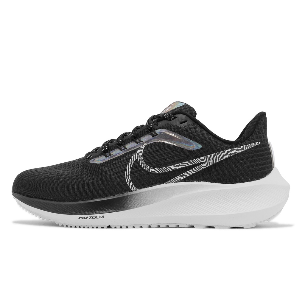 Nike 慢跑鞋 Air Zoom Pegasus 39 PRM 黑 白 小飛馬 女鞋【ACS】 DR9619-001