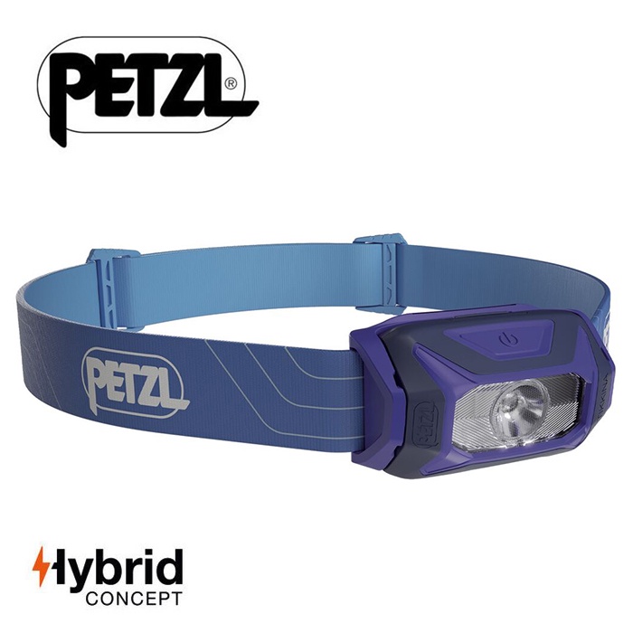 【Petzl 法國】TIKKINA 頭燈 300流明 登山頭燈 藍色 (E060AA01)