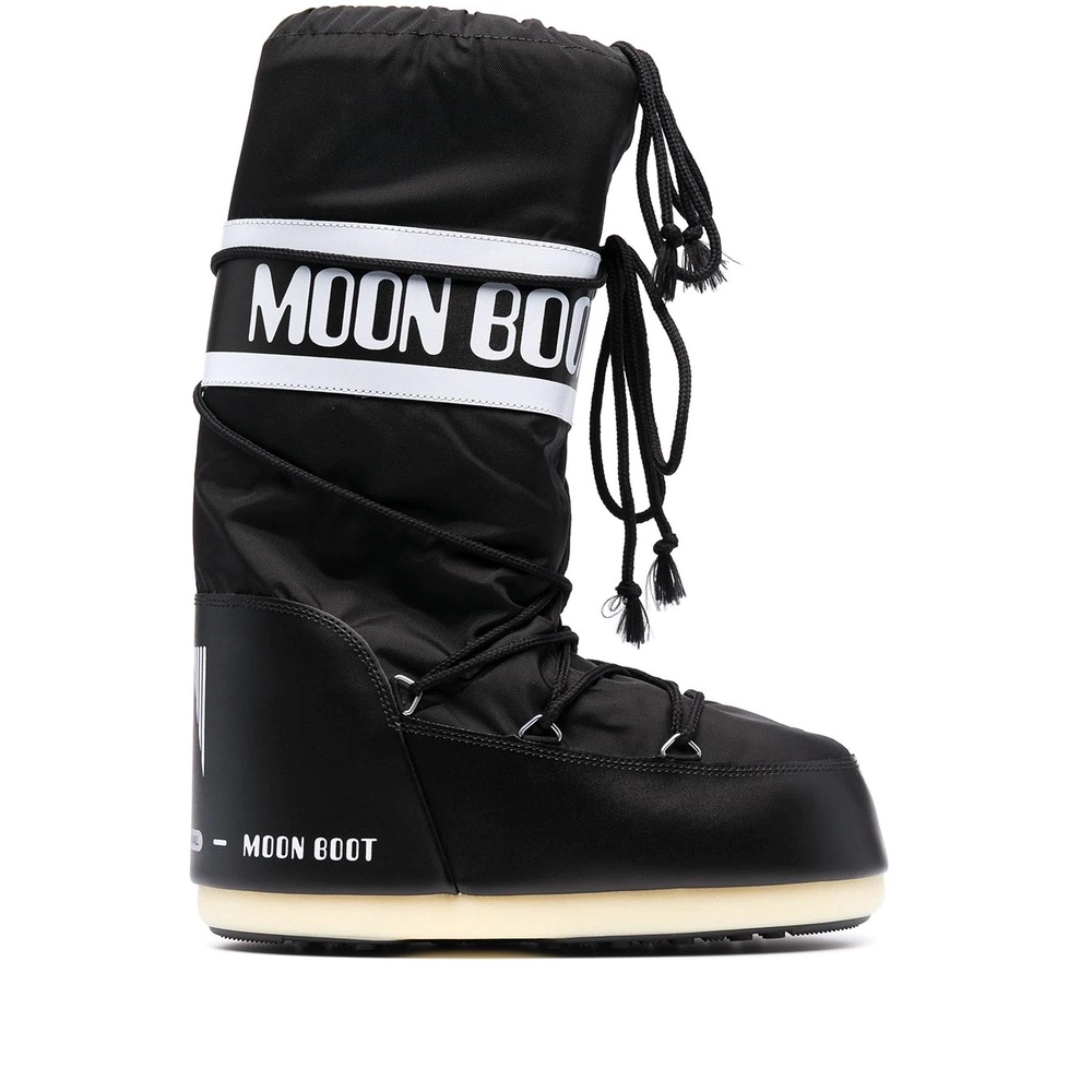 『 JUE 』New Jeans 同款 Moon Boot Icon Snow Boot Black