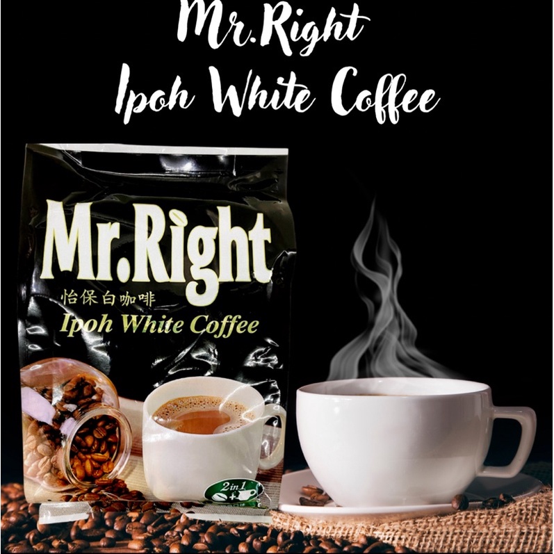 馬來西亞🇲🇾Mr.Right 怡保白咖啡 白咖啡 二合一咖啡  怡保咖啡 咖啡 二合一白咖啡 即溶咖啡