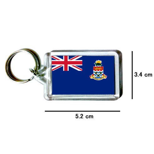開曼群島 Cayman Islands 國旗 鑰匙圈 吊飾 / 世界國旗