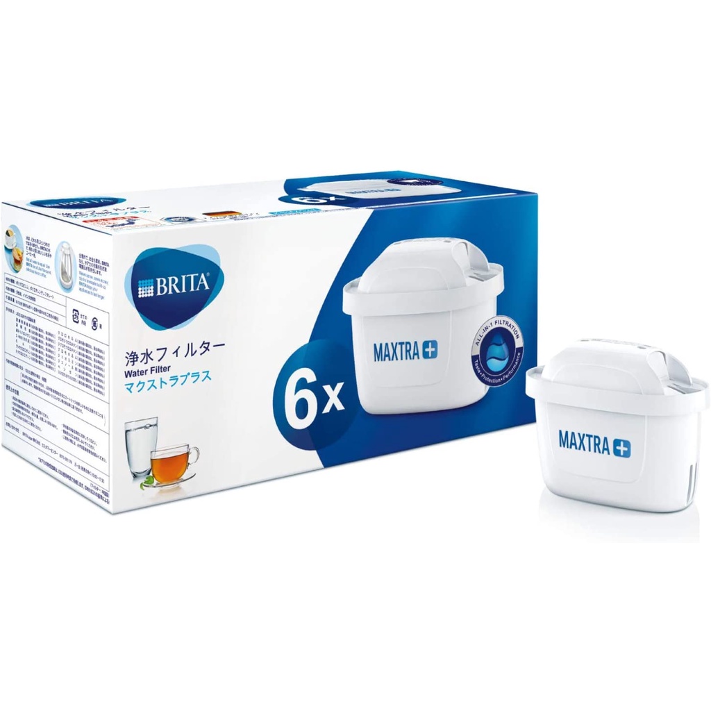日本直送Brita 碧然德 淨水壺 濾芯 Maxtra Plus 6個裝 [日本正品] 氯 除去 美味水