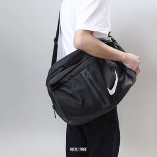 NIKE RUN DUFFLE 黑色 多夾層 34L 健身 運動 保齡球包 手提袋 旅行袋【CN0229-045】