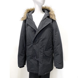 MUJI 無印良品 專櫃 全新 黑色 連帽 羽絨 外套 SIZE M