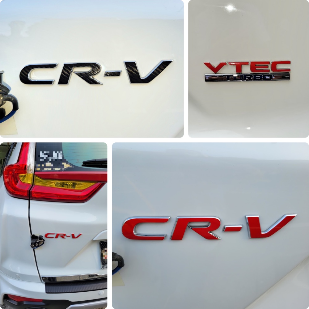 CRV 5/5.5代【尾門字樣改色貼】3M 不殘膠 車貼專用膠膜  改裝配件