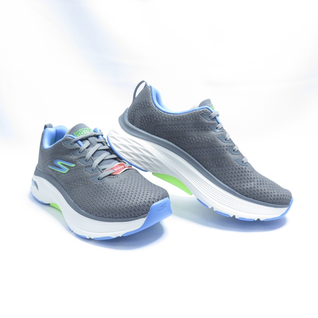 Skechers MAX CUSHIONING HYPER BURST 女跑鞋128308WGYBL 灰【iSport】