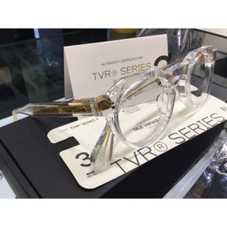 TVR 眼鏡SERIES3 透明色 鑽石切角一直被視為眼鏡工藝上的極致之作 #楷模精品眼鏡