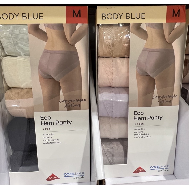 🌈Costco👉BODY BLUE 女無痕內褲五入組 尺寸S~XL &lt;顏色隨機出貨&gt;