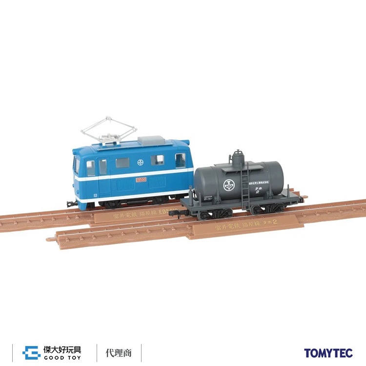 TOMYTEC 315483 鐵道系列 80 (1/80) 貓屋線直通用路面電氣機關車＋罐車 (2輛)