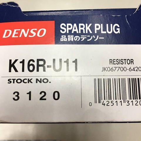 DENSO火星塞 K16R-U11 NO.3120 ALTIS 01-