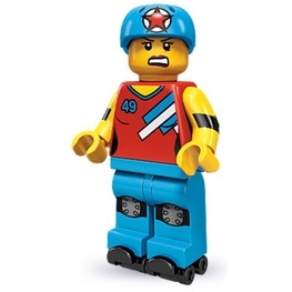 樂高 LEGO 9代滑輪女孩 人偶 玩具 積木