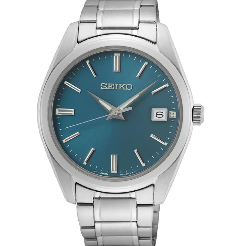 SEIKO CS 系列 森林系藍綠色面盤經典男錶 SUR525P1 / 6N52-00A0U 錶徑40.2MM