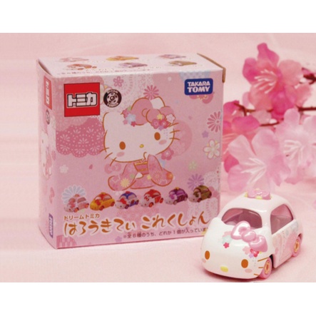 👍台灣現貨有發票 Tomica多美小汽車 凱蒂貓 櫻花 和風 多美合金小汽車 彩色款 Hello Kitty