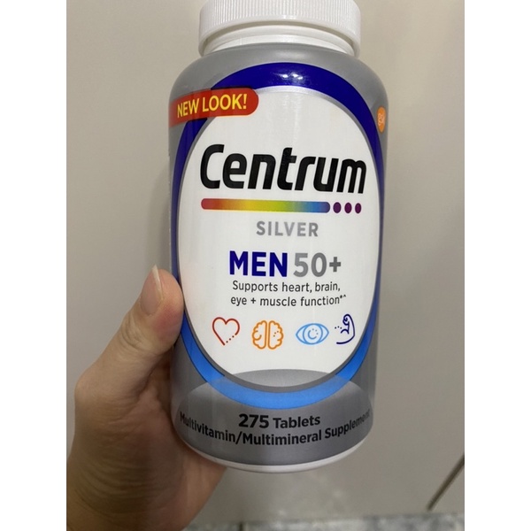 美國Centrum 善存銀寶-男性綜合維他命/維生素275錠