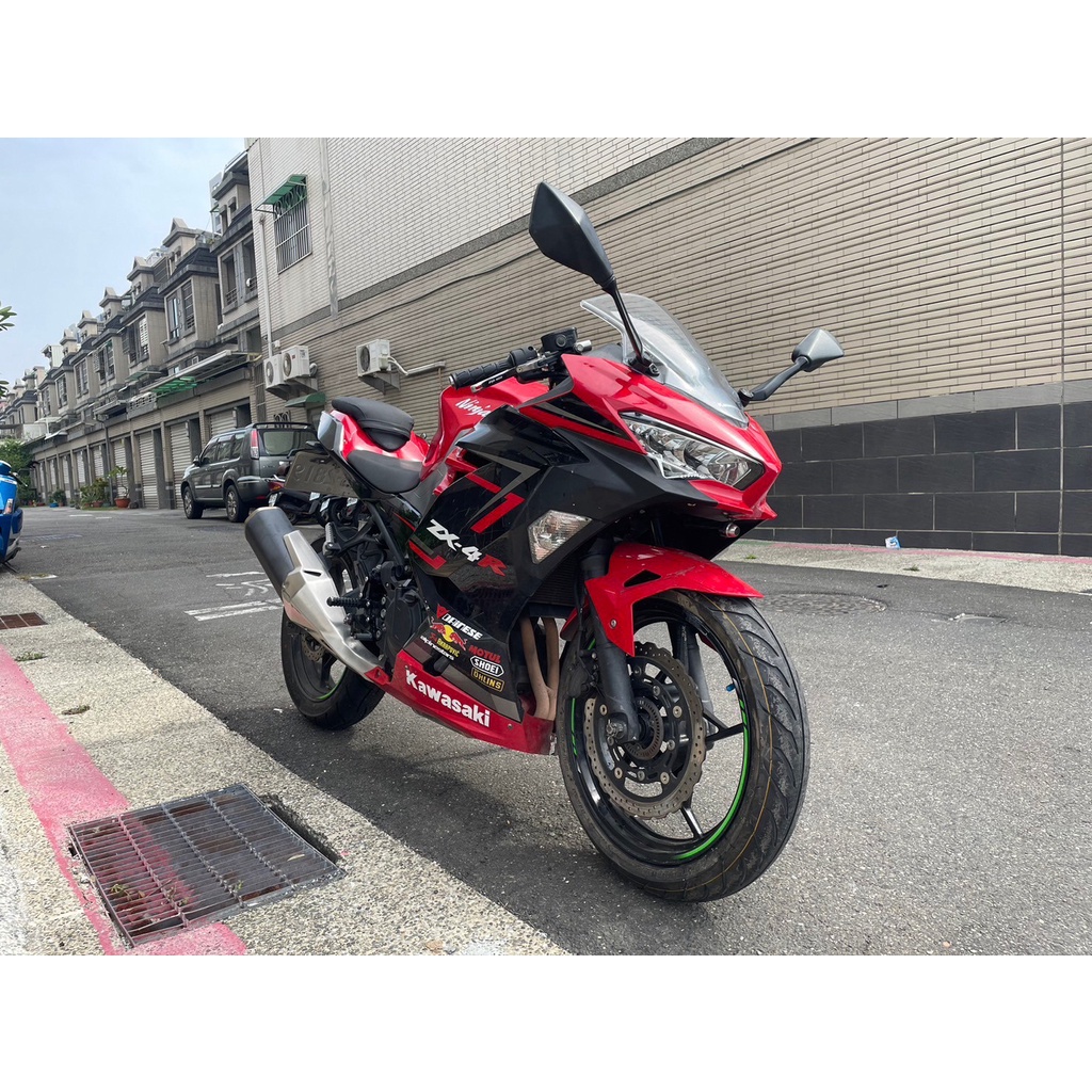 KAWASAKI NINJA400二手檔車中古車配合全額.超額.學生貸款強力過件白牌黃牌紅牌仿賽街車大型重機滿18即可