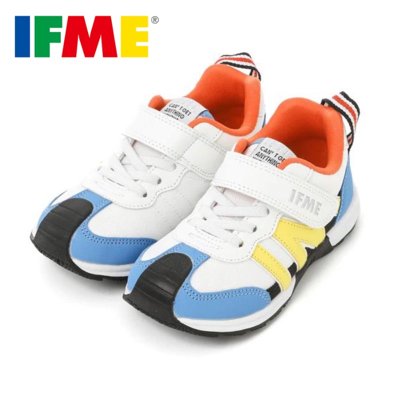 [新竹-實體門市]IFME-勁步系列 健步如飛-白色 日本機能童鞋 原廠公司貨 運動鞋 布鞋