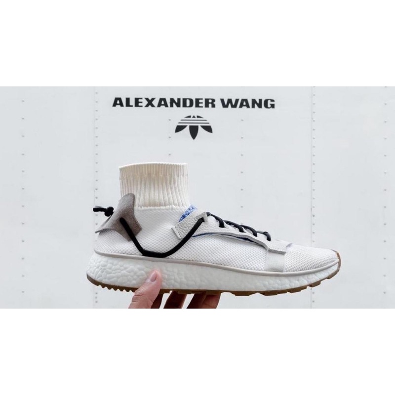 Alexander Wang Adidas聯名麂皮襪套鞋US9