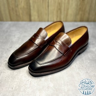 Folklore Classic 固特異手工縫製真皮義式小方楦便士樂福鞋 Penny Loafer Loake 全客製