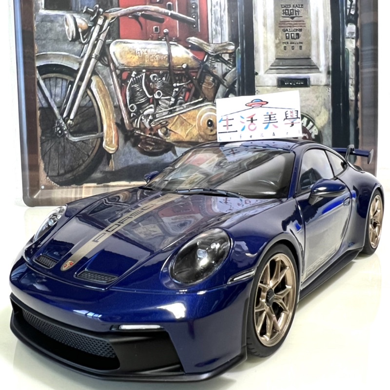 【生活美學】👏全新現貨24H當天出貨 1:18 1/18 Norev Porsche 911 992 GT3 保時捷