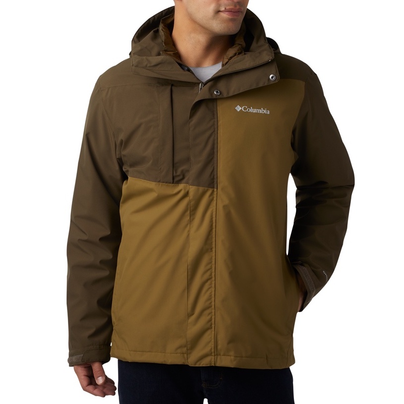 【Columbia】UEE15170 男款 OT防水保暖兩件式外套 軍綠 三合一外套